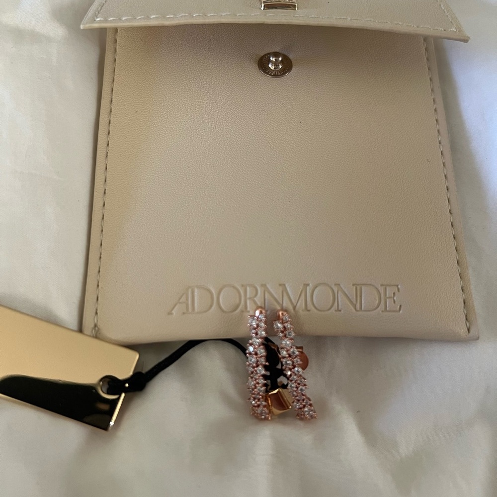 NWT adornmonde earrings and ear cuff